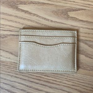 Light brown card holder
